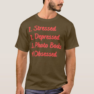 T-shirt Livres photo stressés et déprimés observés
