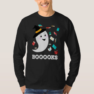 T-shirt Livres pour hommes Librairie Halloween mignon fant