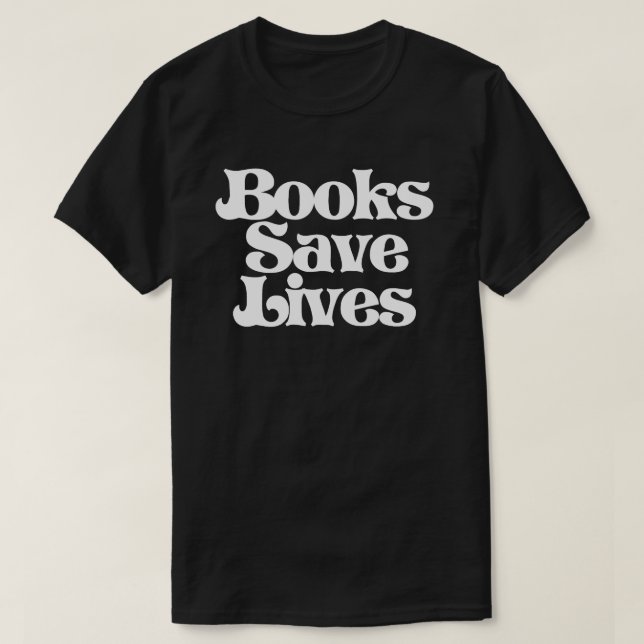 T-shirt Livres Sauver des vies (Design devant)