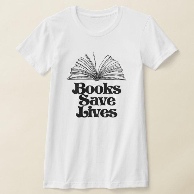 T-shirt Livres Sauver des vies (Poser)