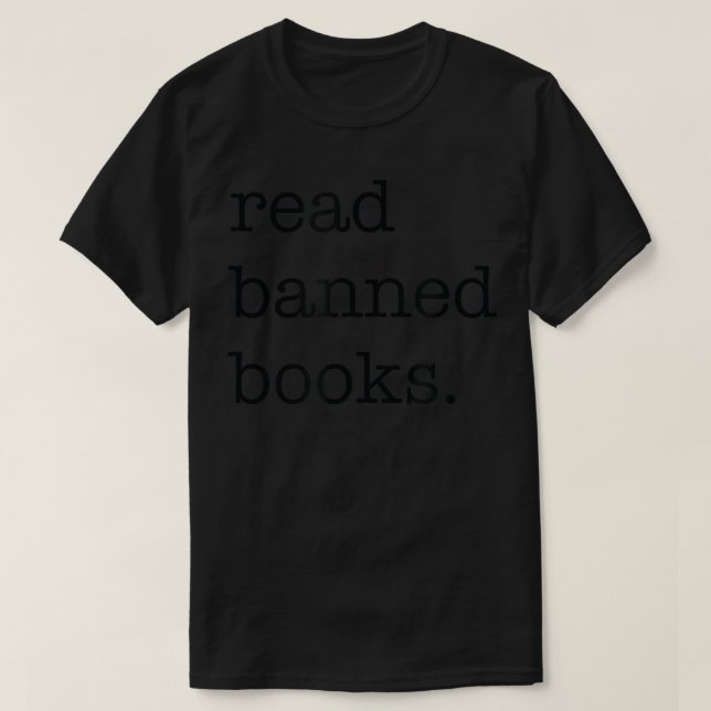 T-shirt Livres vintages à lecture interdite (Design devant)