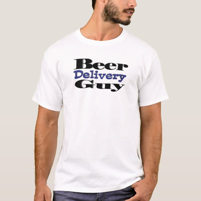 T-shirt Livreur de bière (Devant)