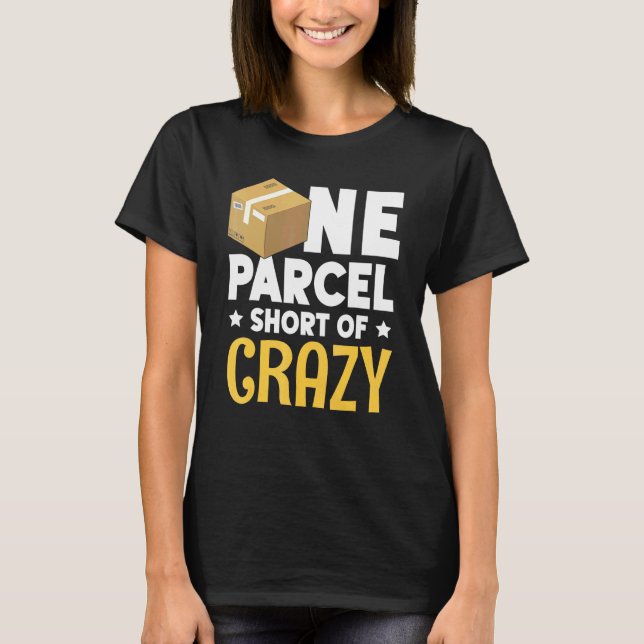 T-shirt Livreur un colis fou A (Devant)