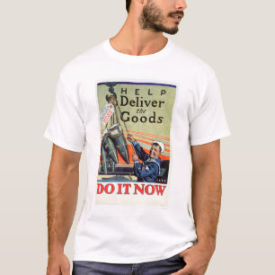 T-shirt Livrez les marchandises - la marine (US02293)