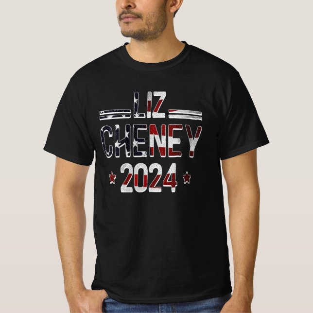 T-shirt Liz cheney art (Devant)