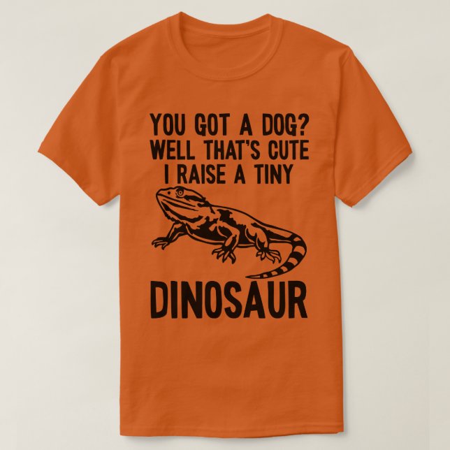 T-shirt Lizar de Dragon Minuscule Dinosaure Porté Dragons (Design devant)