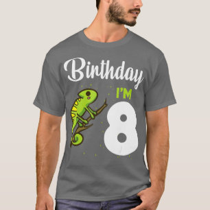 T-shirt Lizard anniversaire 8 ans Lizard Lover Enfants Fil