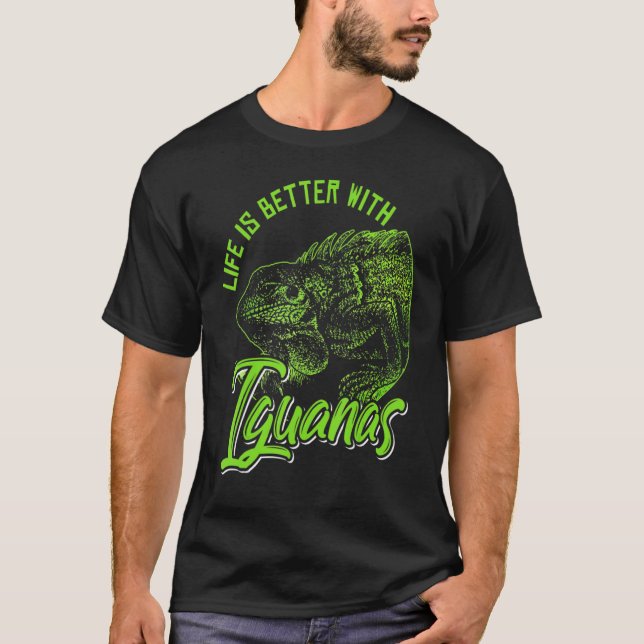 T-shirt Lizard Gecko Avec Mon Iguana (Devant)