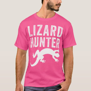 T-shirt Lizard Hunter Amusant Gecko Reptile Lover Pour Gar
