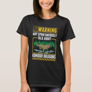 T-shirt Lizard Komodo Dragon Moniteur Komodo