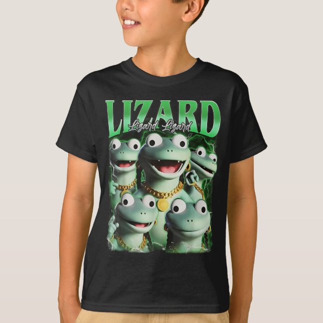 T-shirt Lizard Lizard Lizard Funny meme Lizard Bootleg Wei (Devant)