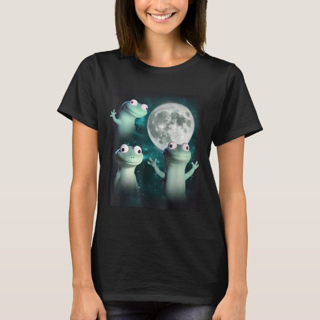 T-shirt Lizard Lizard Lizard Lizard Funny Lizard Moon Tren (Devant)
