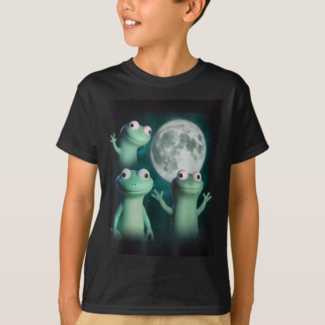 T-shirt Lizard Lizard Lizard Lizard Funny Lizard Moon Tren (Devant)