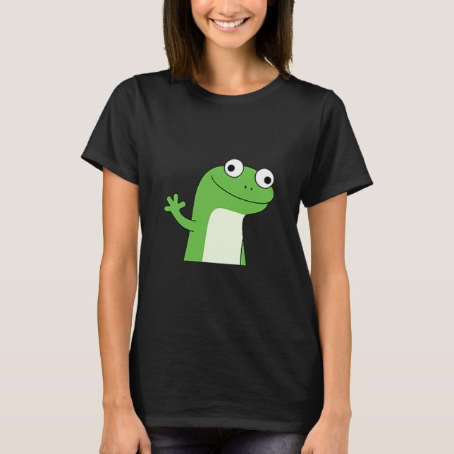 T-shirt Lizard Lizard Lizard Lizard Funny Weirdcore meme V (Devant)