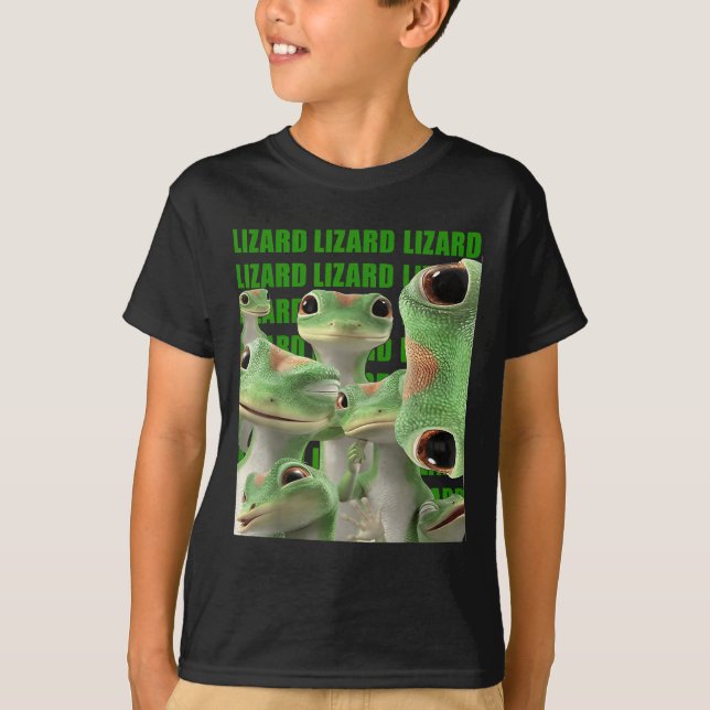 T-shirt Lizard Lizard Lizard Mème drôle (Devant)