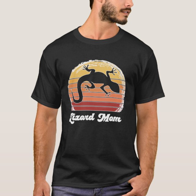T-shirt Lizard Maman Rétro Lizards Lizard Propriétaire Liz (Devant)