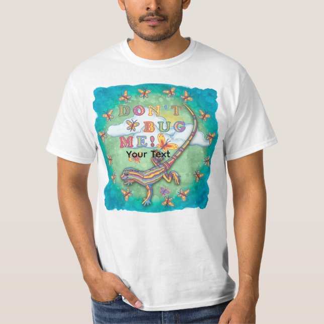 T-shirt Lizard Ne me dérange pas (Devant)