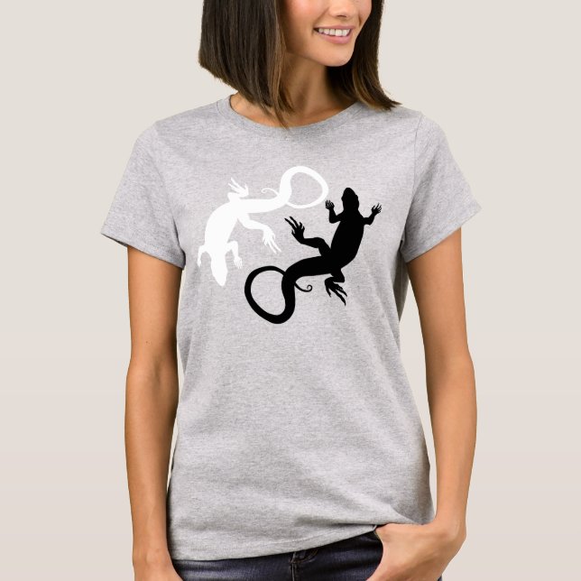 T-shirt Lizard pour femmes Lizard Bio Shirt Art (Devant)
