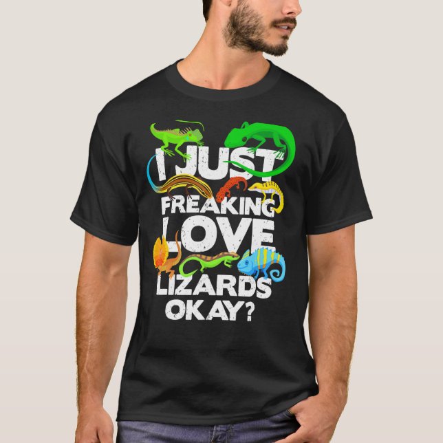 T-shirt Lizard Reptile Lizard (Devant)