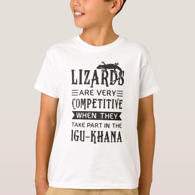 T-shirt Lizard Reptiles Reptile Gecko Animal Dragon Cadeau (Devant)