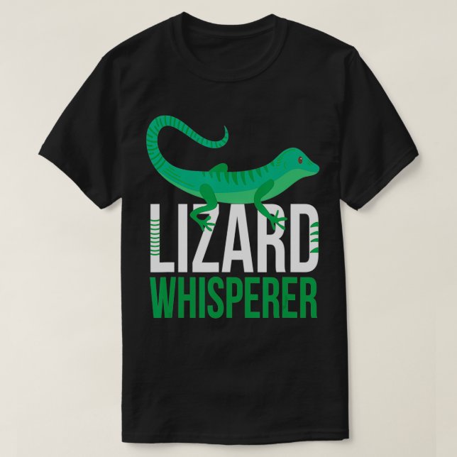 T-shirt Lizard Whisperer I Funny Terrarium Reptiles Gekko (Design devant)