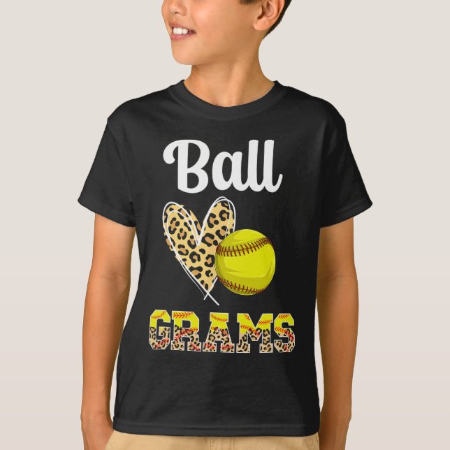 T-shirt Ll Grams Leopard Softll Grams Of A Softll Player G (Devant)