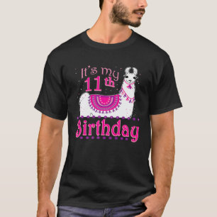 T-shirt Llama 11e anniversaire onzième Premium