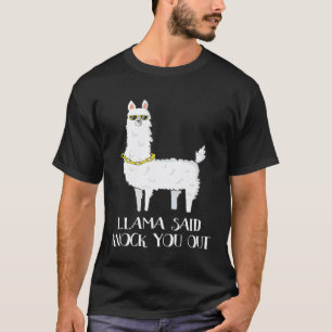 T-shirt Llama a dit vous frapper Llama Mama