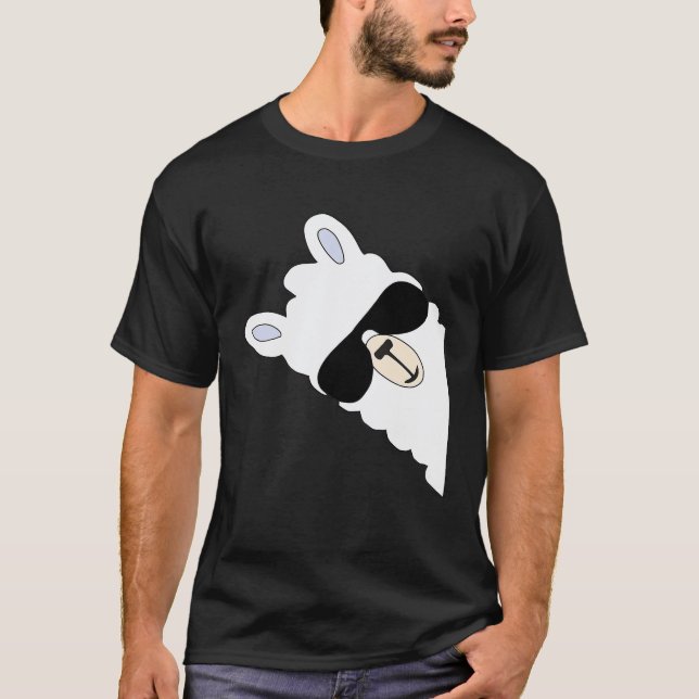 T-SHIRT LLAMA ALPACA ET IDÉE GÉNIALE (Devant)