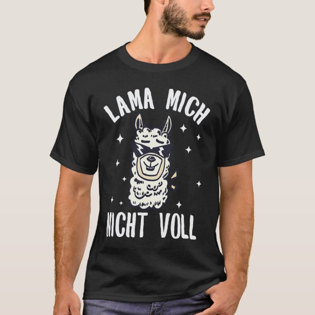 T-shirt Llama   Alpaca Lama (Devant)