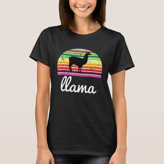 T-shirt Llama Alpaca Pérou Souvenir (Devant)