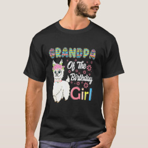 T-shirt Llama Anniversaire Grand-Père De L'Anniversaire Gi