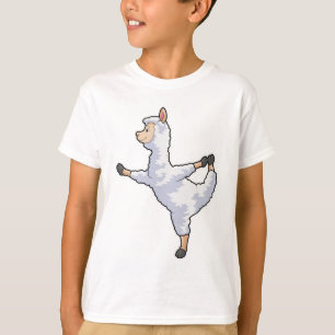 T-shirt Llama at yoga