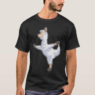 T-shirt Llama at yoga