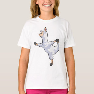T-shirt Llama at yoga