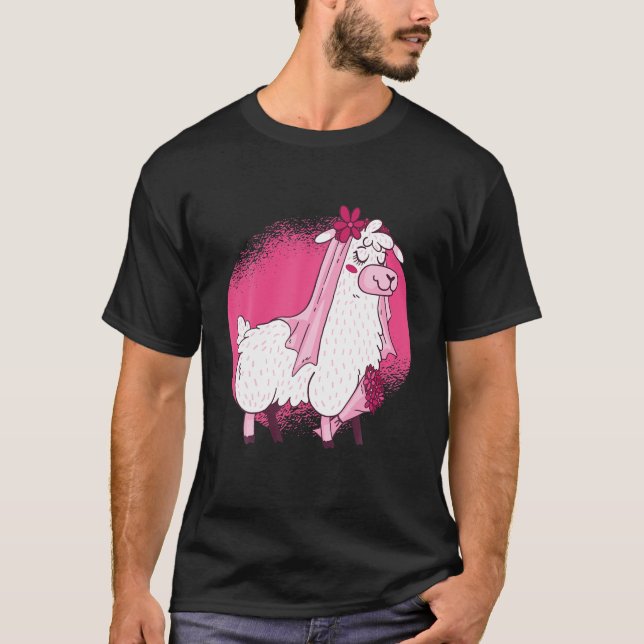 T-shirt Llama Bride (Devant)