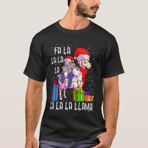 T-shirt Llama Christmas Pyjama Panda Koala Lover