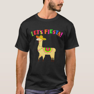 T-shirt Llama Cinco de Mayo Tenue Alpaca Fête Mexicaine
