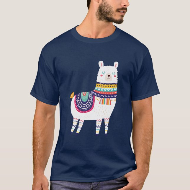 T-shirt Llama Cute (Devant)