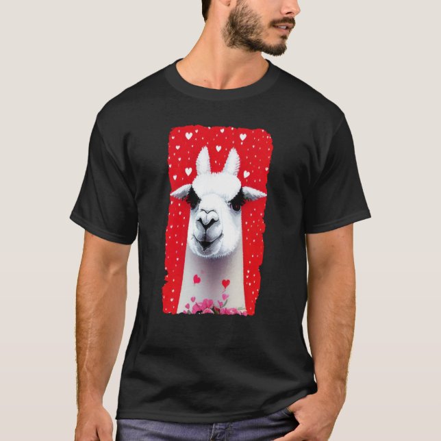 T-shirt Llama d'amour 01 (Devant)