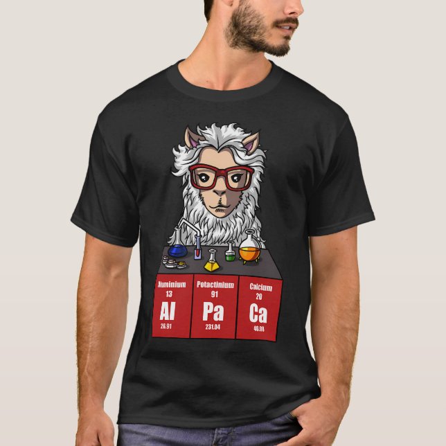 T-shirt Llama de chimie (Devant)
