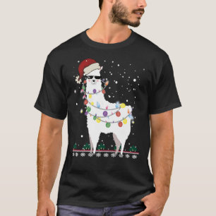 T-shirt Llama de Noël - Alpaca Arbre de Noël Classique T-