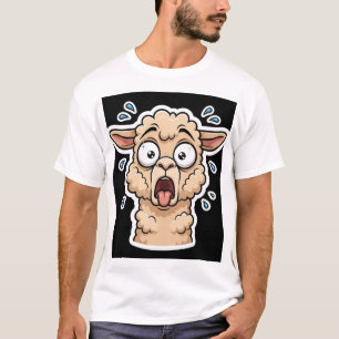 T-shirt Llama Dramatique Haletant Drôle