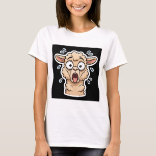 T-shirt Llama Dramatique Haletant Drôle