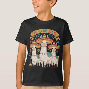 T-shirt Llama drôle Cinco De Mayo Fête Party