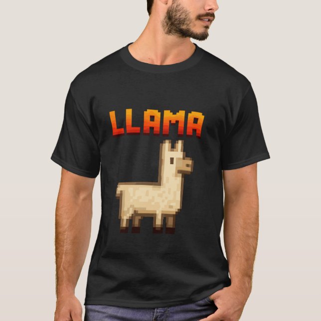 T-shirt Llama drôle - Petit lama (Devant)