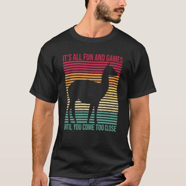 T-shirt Llama Drôle Pour Un Lama (Devant)