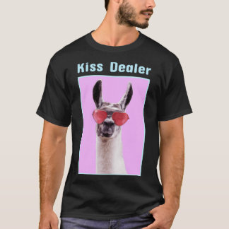 T-shirt Llama du concessionnaire Kiss avec lunettes de coe