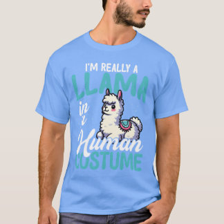 T-shirt Llama en costume humain amis drôles