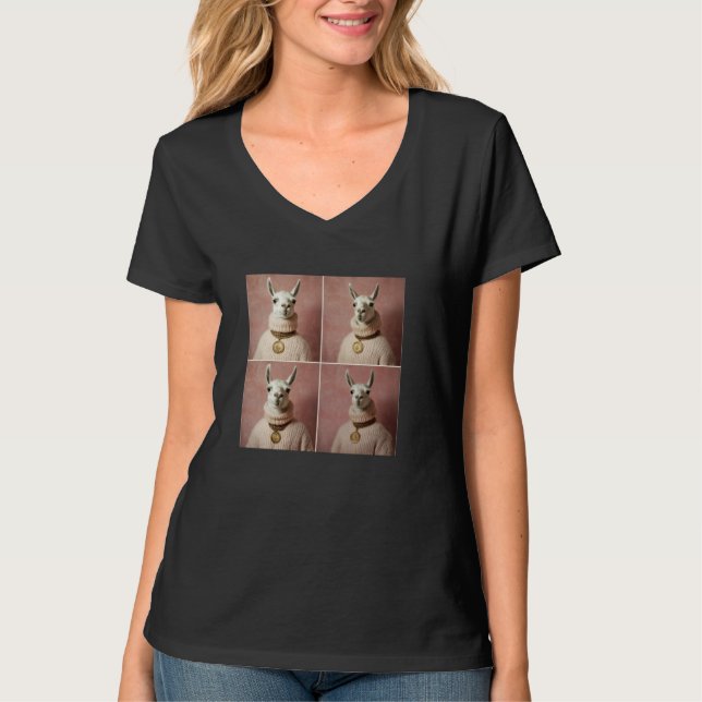 T-shirt Llama Funny (Devant)